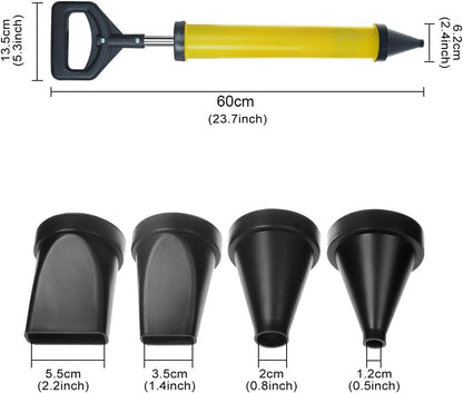 Caulking Gun with 4 Type of Nozzles