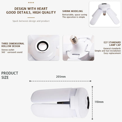 Bluetooth lamp Ceiling Fan Light