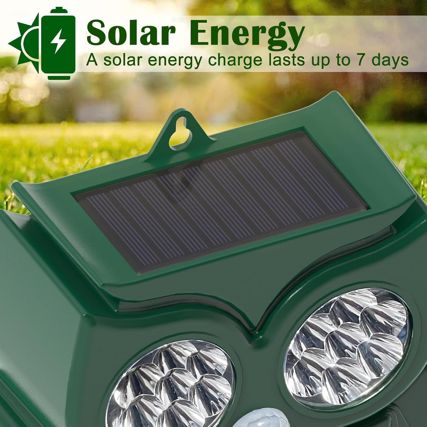 Solar Ultrasonic Owl Repeller