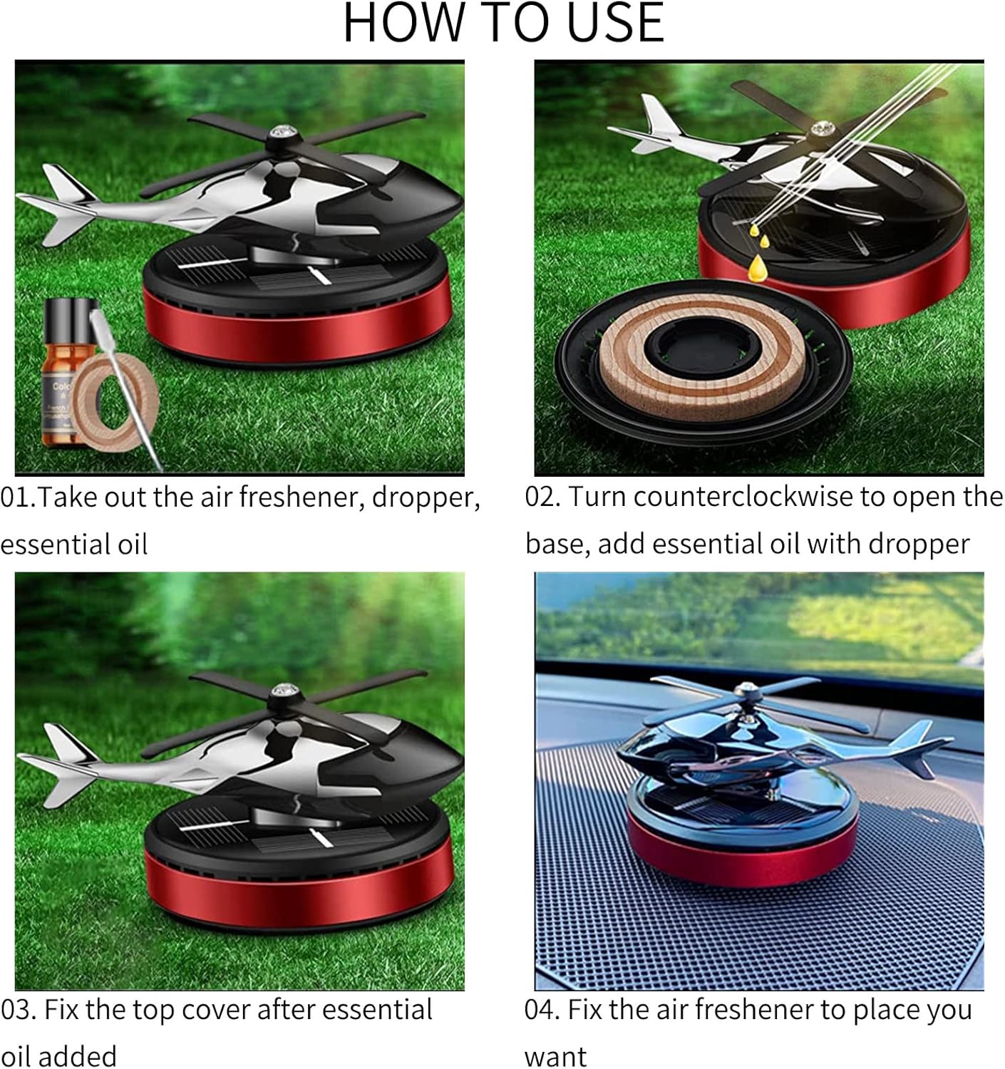 Helicopter Car Perfume