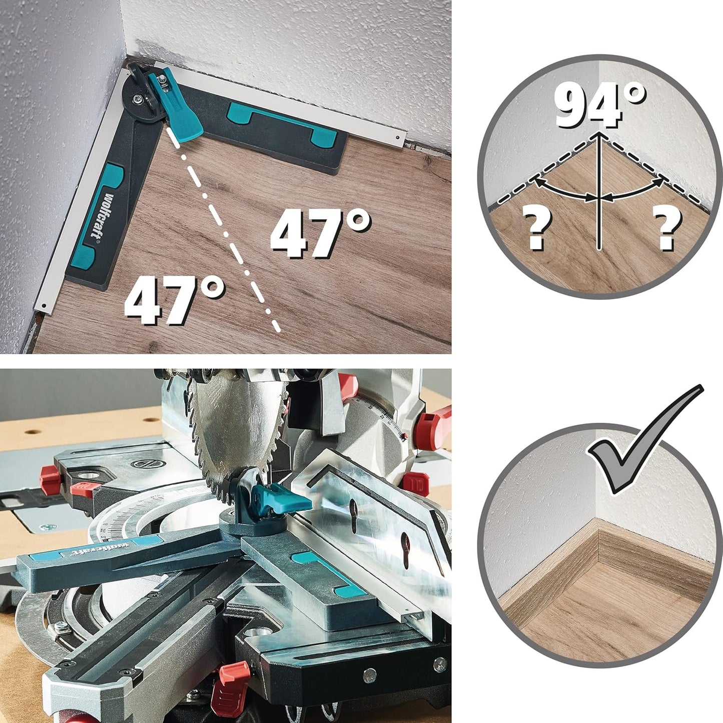 Adjustable angle measuring tool