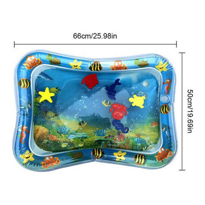 Inflatable baby play mat