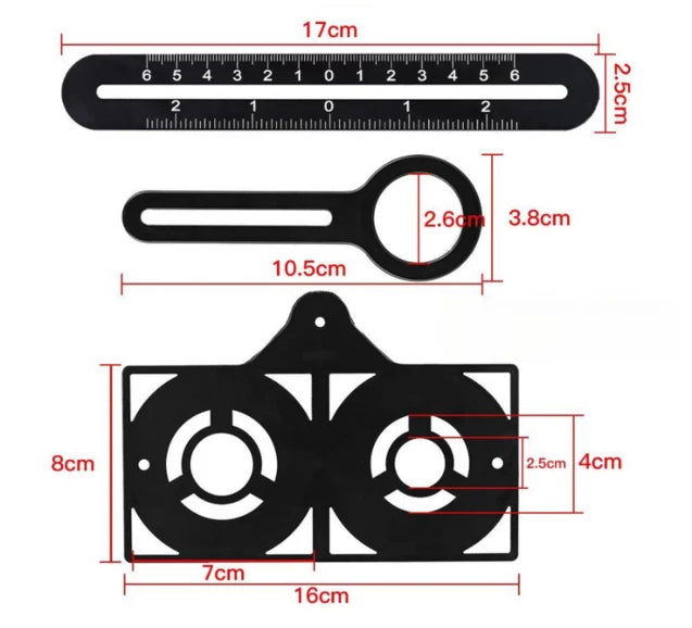 Multi Angle Measuring Ruler