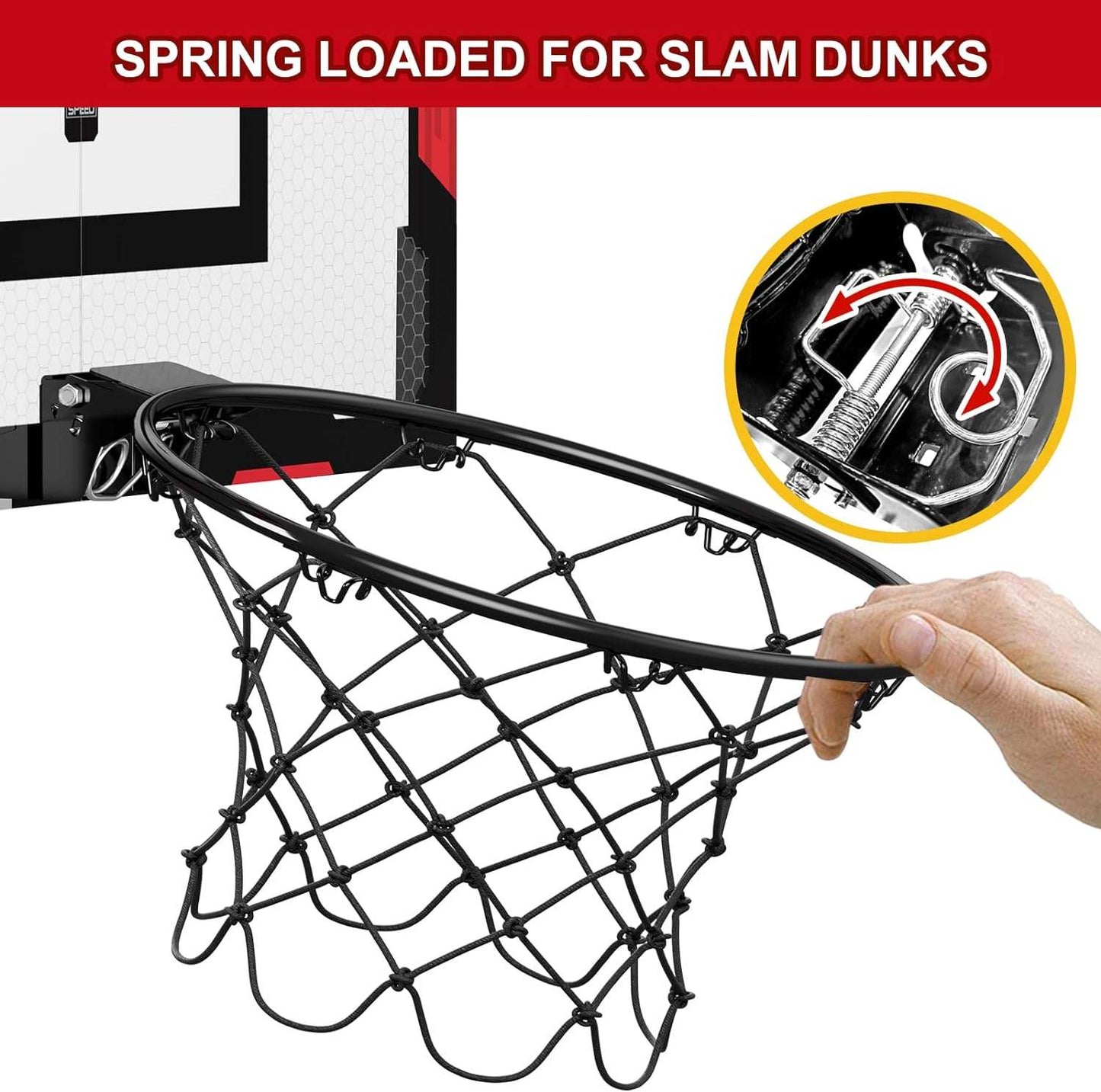 Mini basketball hoop