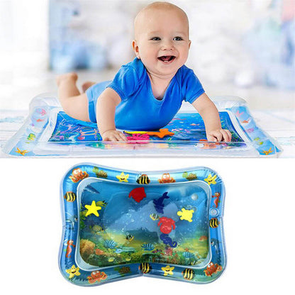 Inflatable baby play mat